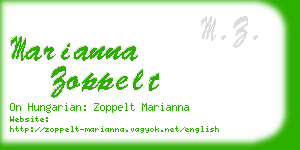 marianna zoppelt business card